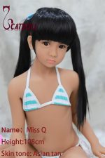 UTDOLLS Q 108cm Asian tone Realistic Mini Doll – Petite TPE Body with Realistic Features