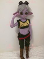 UTDOLLS 115CM Purple Silicone Doll
